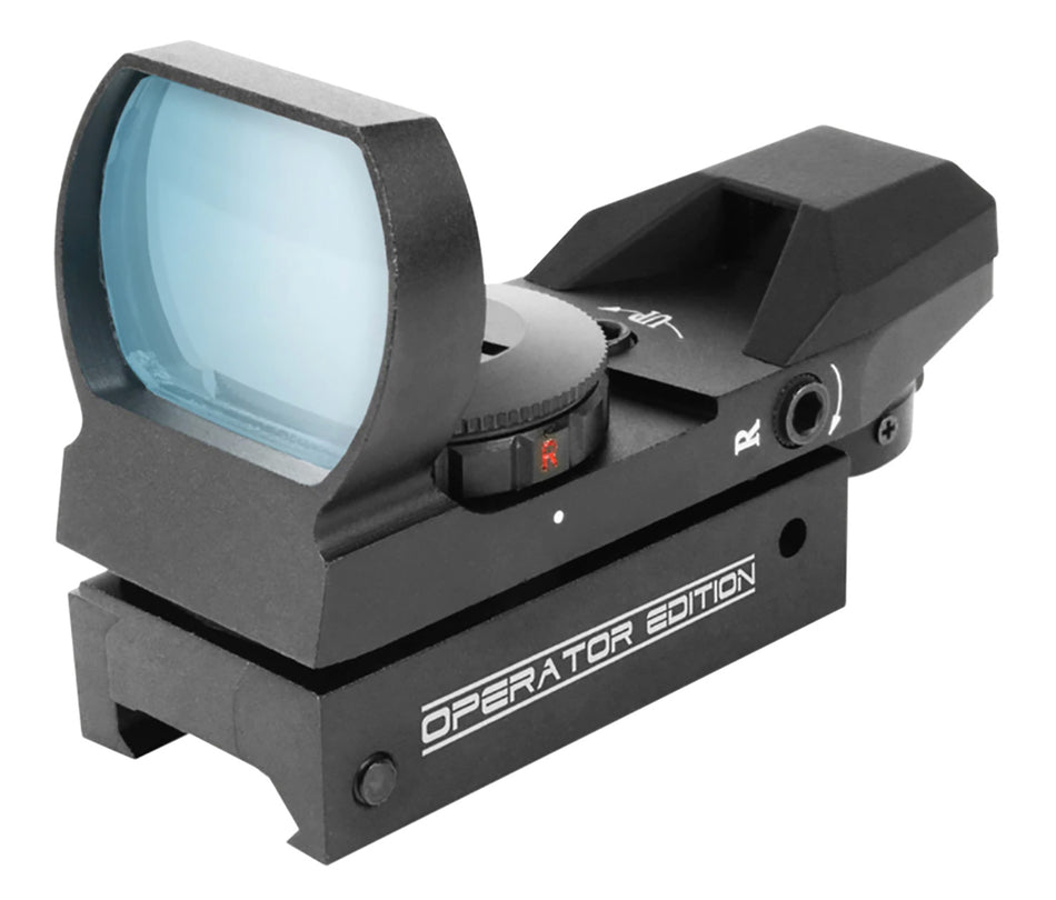 Aim Sports RT40E1 1x 24mm x 34mm Red/Green Multi Reticle Operator Edition Reflex Sight Black Anodized