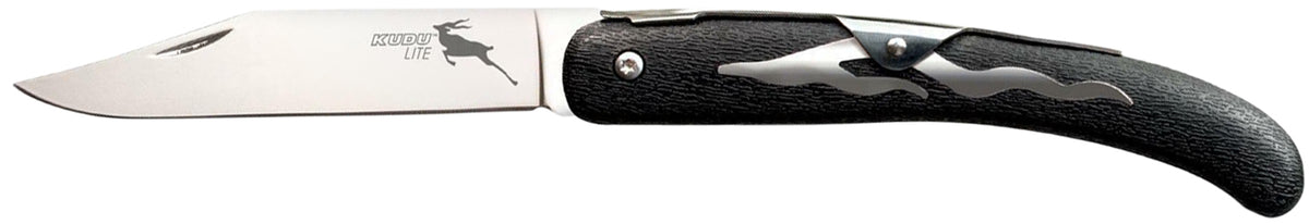 Cold Steel Kudu Lite CS20KJ 4.25" Folding Polished 5Cr15MoV Stainless Blade, Black Woodgrain Zy-Ex Handle Classic Slip Joint
