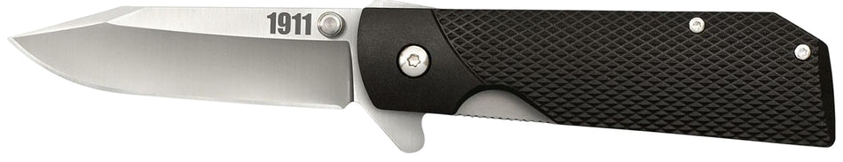 Cold Steel CS20NPJAA 1911 3" Folder Plain Blade 4034 SS with Secondary Safety Mechanism and Pocket Clip