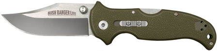 Cold Steel CS21A Bush Ranger Lite 3.5" Folder 8Cr13MoV SS Blade Glass Filled Nylon Handle with Pocket Clip