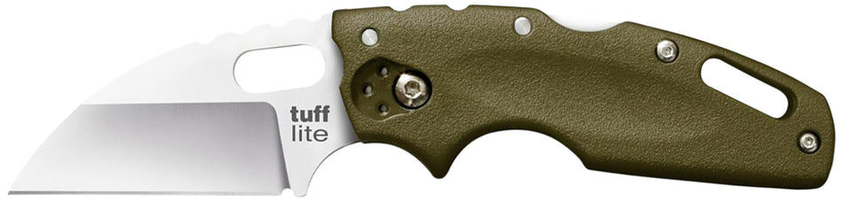 Cold Steel CS20LTG Tuff Lite 2.5" Folder AUS-8A SS Blade OD Green Griv-Ex Handle with Pocket Clip