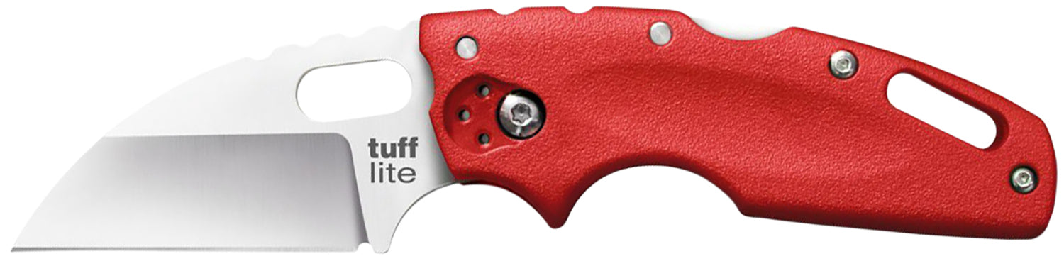 Cold Steel CS20LTR Tuff Lite 2.5" Folder AUS-8A SS Blade Red Griv-Ex Handle with Pocket Clip