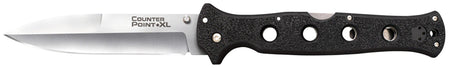 Cold Steel CS10AA Counter Point XL 6" Folder Satin AUS-10A SS Spear Point Blade Griv-Ex Handle Pocket Clip