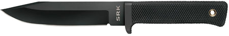 Cold Steel SRK Survival Rescue Knife 6" Fixed Clip Point Plain SK-5 Blade Black Kray-Ex Handle Includes Sheath
