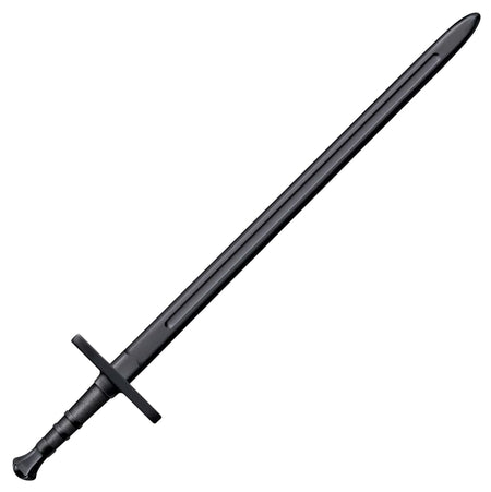 Cold Steel Hand and A Half Martial Arts Training Sword 34" Plain Black Polypropylene Synthetic Blade