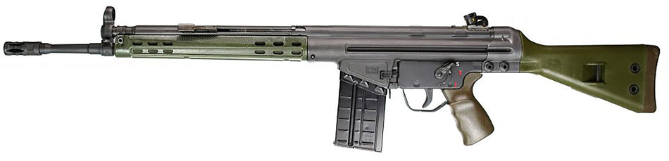 PTR 100 GI Reconditioned .308 Win/7.62x51mm NATO 18" 20+1 Rifle, Black Parkerized Receiver, Green Synthetic Furniture (Stock May Show Blemishes)