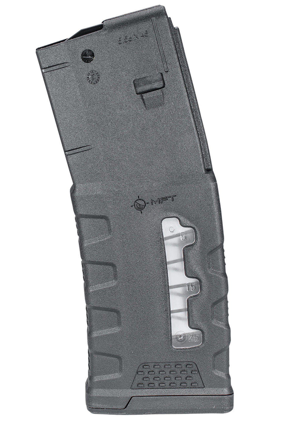 Mission First Tactical EXDPM556WBL AR-15/M4 30rd .223 Rem/5.56 Extreme Duty Window Magazine Black Polymer