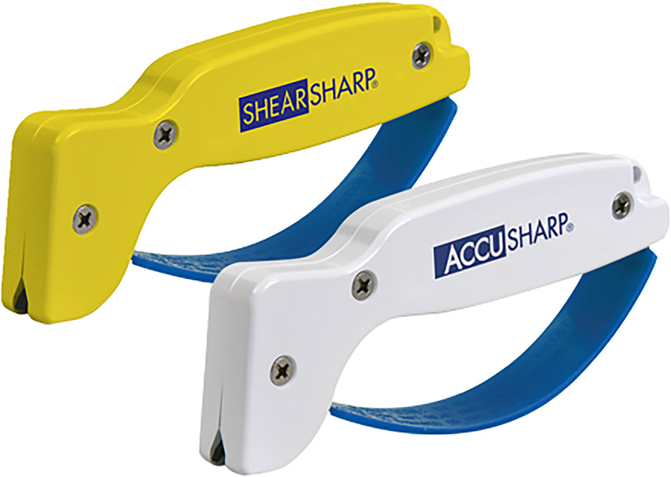 AccuSharp ShearSharp Combination Pack Knife Tool Sharpener and Scissor Sharpener Diamond Tungsten Carbide