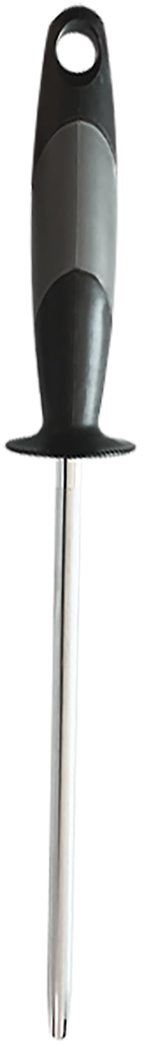 AccuSharp Diamond Sharpening Steel 9 Inch Black Rubber Overmolded Grip Knife Honing