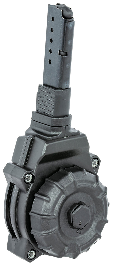 ProMag DRMA39 Standard 32-Round Drum .380 ACP Compatible with Ruger LCP Black Polycarbonate