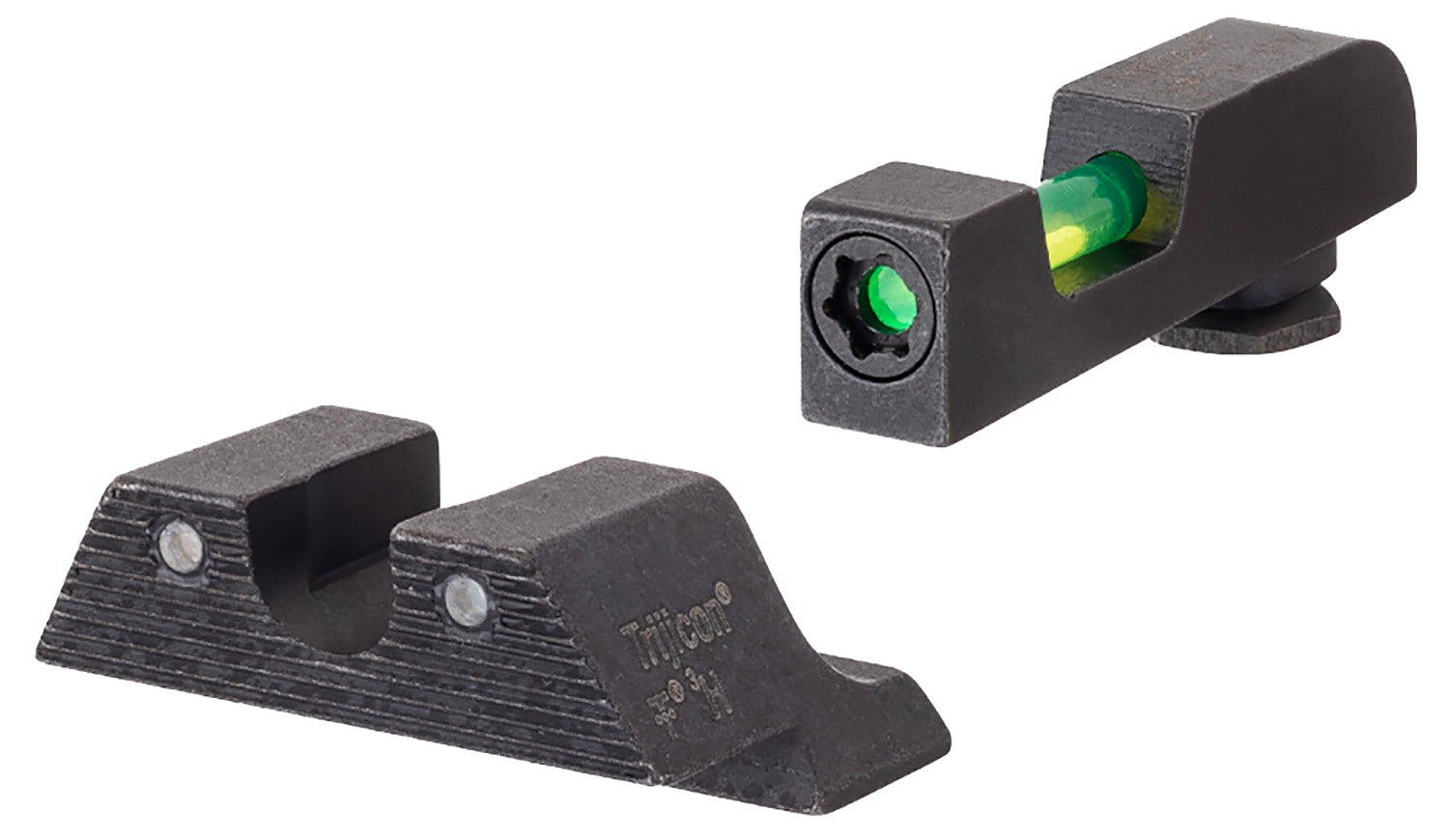 Trijicon DI Night Sight Set 601104 Green/Tritium Fiber Optic Front Sight Green Tritium Rear for Glock 20 21 Large Frame