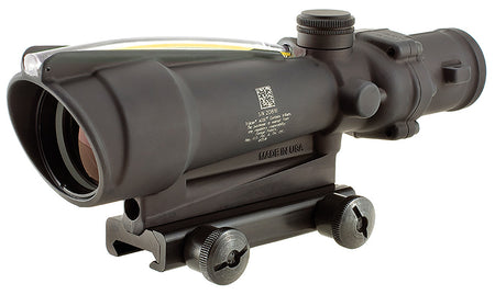 Trijicon ACOG 100143 Matte Black 3.5x 35mm Illuminated Amber Chevron Reticle .308/7.62 BDC
