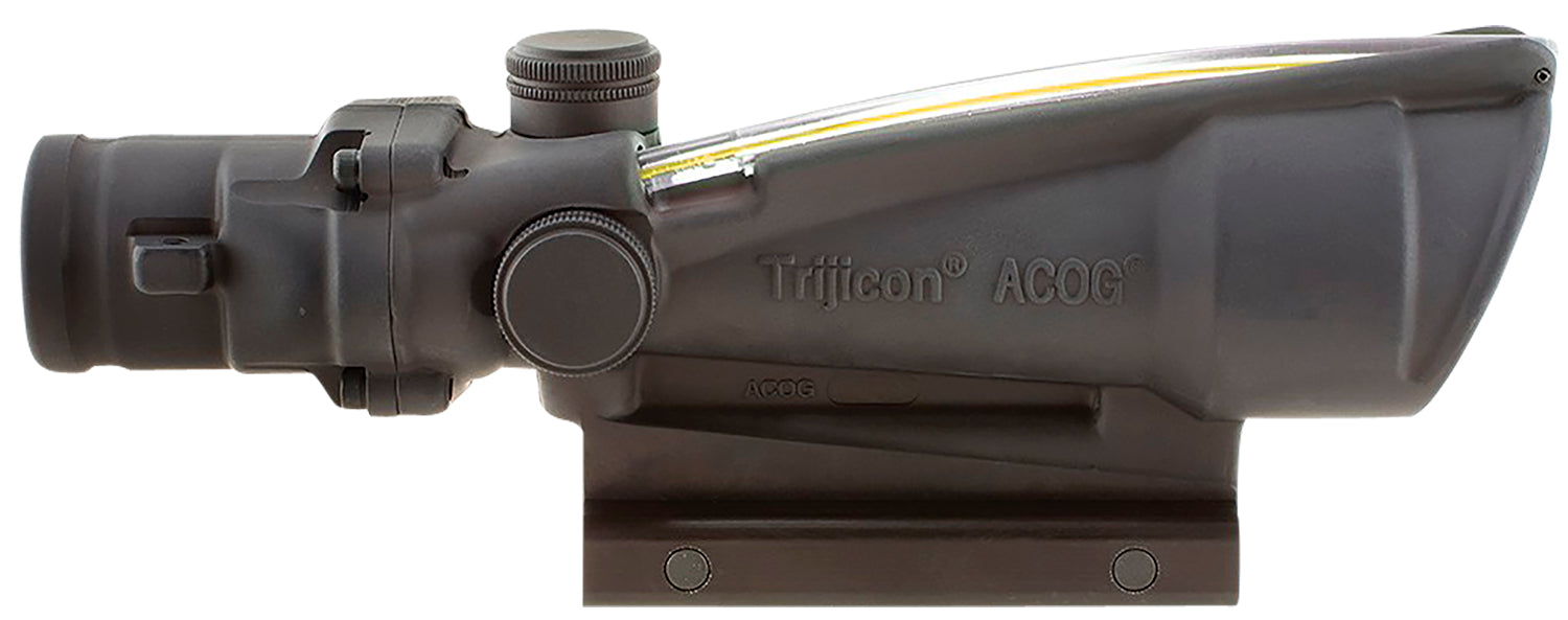 Trijicon ACOG 100146 Matte Black 3.5x35mm Illuminated Amber Chevron Reticle .223/5.56 BDC