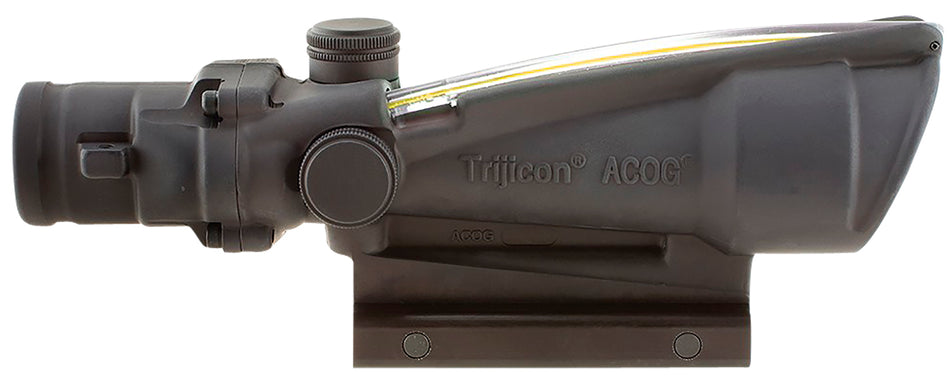 Trijicon ACOG 100146 Matte Black 3.5x35mm Illuminated Amber Chevron Reticle .223/5.56 BDC