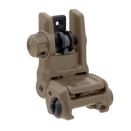 Magpul MBUS 3 Rear Backup Sight FDE Polymer Windage Adjustable AR-10/AR-15 MAG1167-FDE