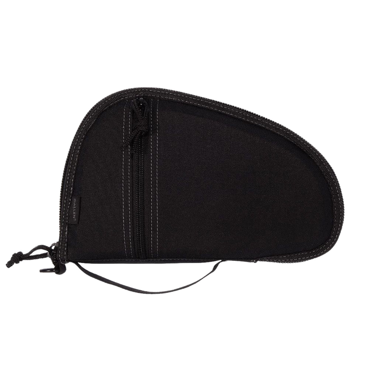 Allen Torrey Soft Pistol Case Black Polyester Small Accessory Pocket Lockable Zipper 10.5" x 6.5"