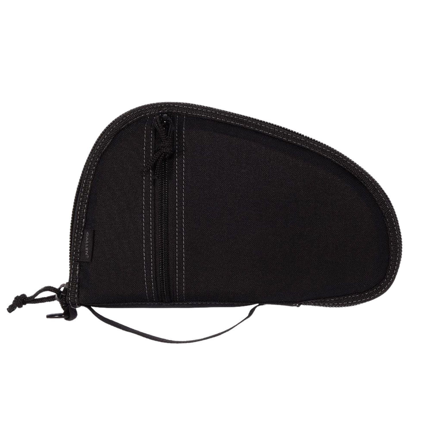 Allen Torrey Soft Pistol Case Black Polyester Small Accessory Pocket Lockable Zipper 10.5" x 6.5"