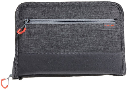 Allen Auto-Fit 2.0 Deluxe Full-Size Pistol Soft Case Gray Red Accents Foam Padding and Exterior Pocket 11 Inch