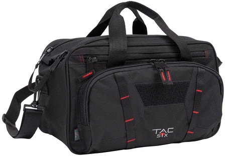Tac Six Tactical Sporter Range Bag Black Endura Removable Shoulder Strap Webbing
