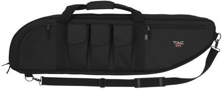 Tac Six Battalion Tactical Rifle Case 38" Black Endura Detachable Shoulder Strap