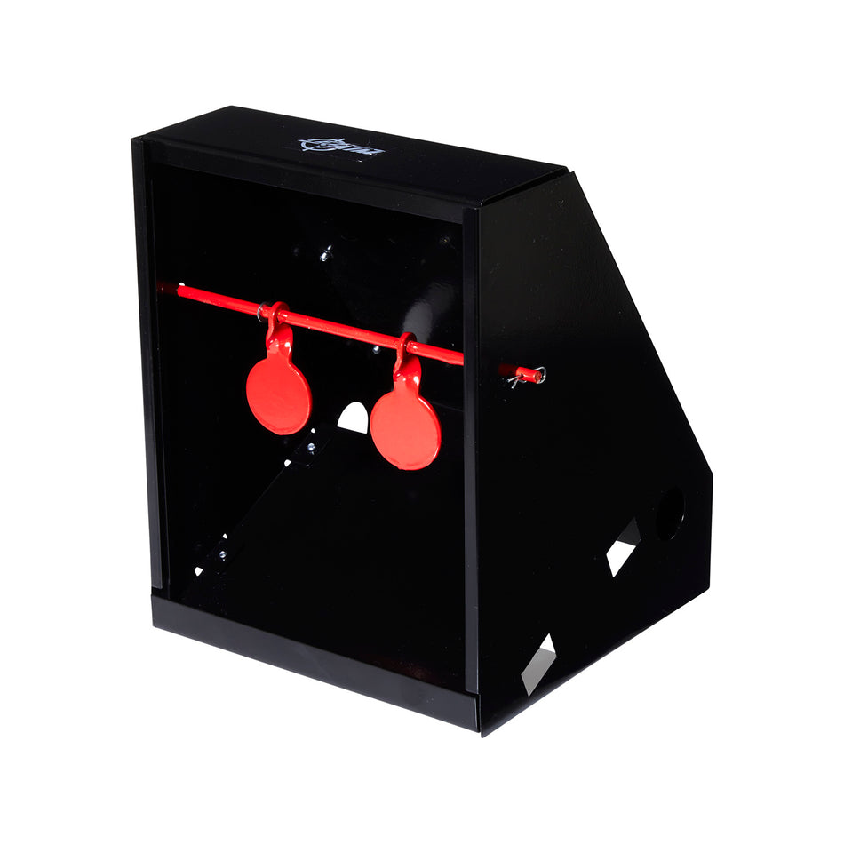EZ-Aim 15429 Steel Pellet Trap and Swivel Target for Air Guns, Red Circle