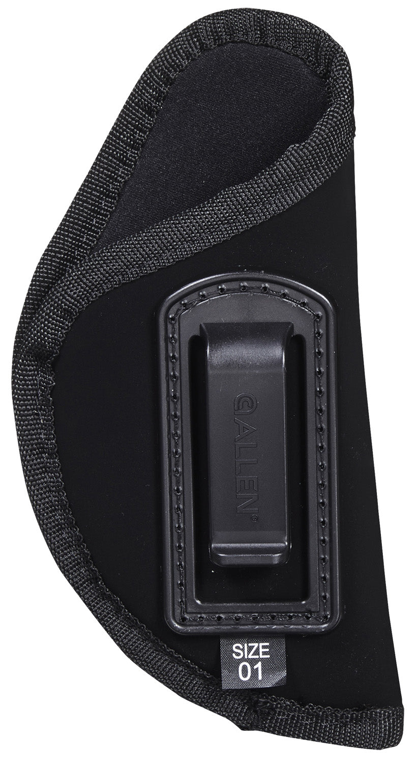 Allen 44601 IWB Concealed Carry Holster Size 01 Black Ultrasuede Fabric, Compatible w/Medium Frame Semi-Auto Handguns, Right Hand