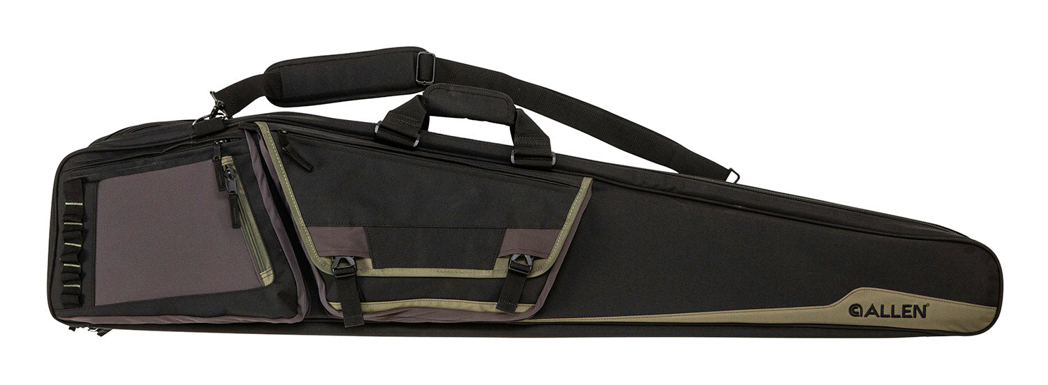 Allen Rocky Double Soft Rifle Case 50" Black Endura with Tan Trim Daisy Chain Loops and Padded Shoulder Strap
