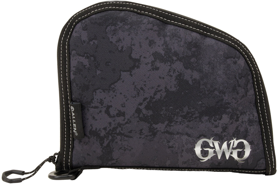 Girls With Guns 9078 Midnight 8-Inch Pistol Case Black and Shade Blackout Camo Lockable Zipper