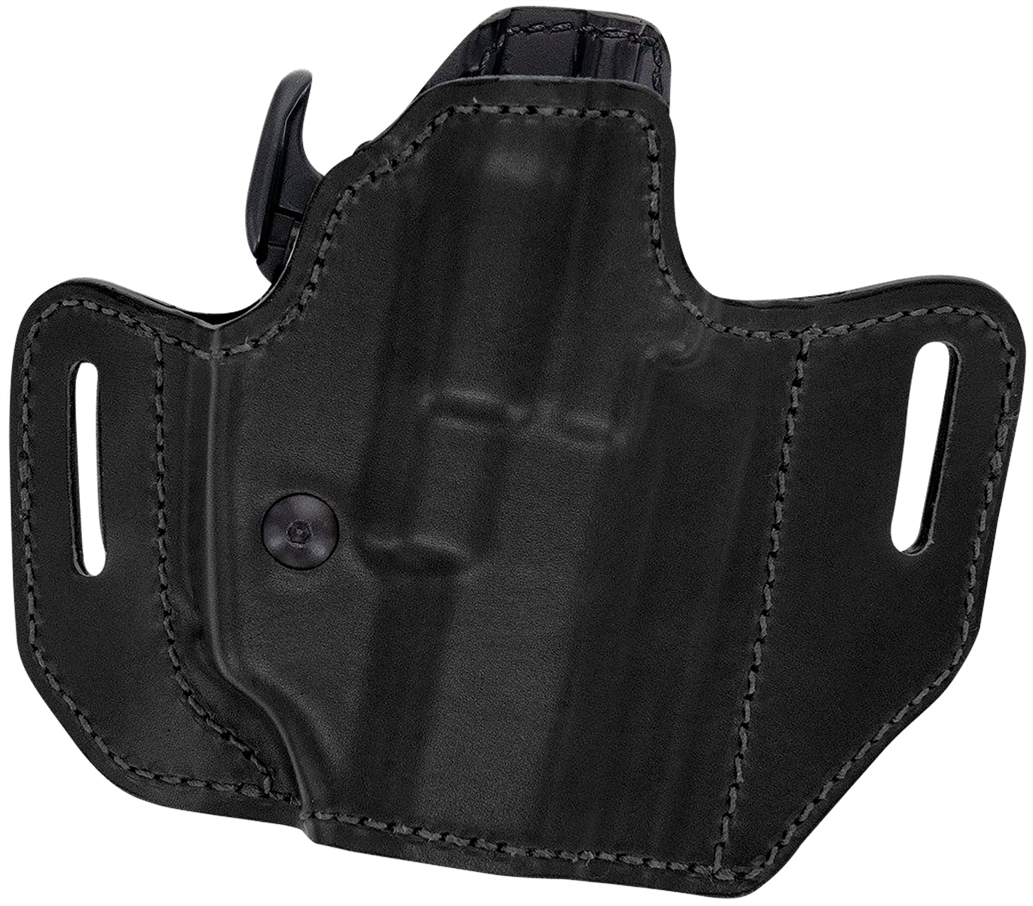 Bianchi Allusion Assent Pro-Fit OWB Size 04 Black Leather Holster Compatible w/ Springfield XD/Sig P220/FN FNP Right Hand