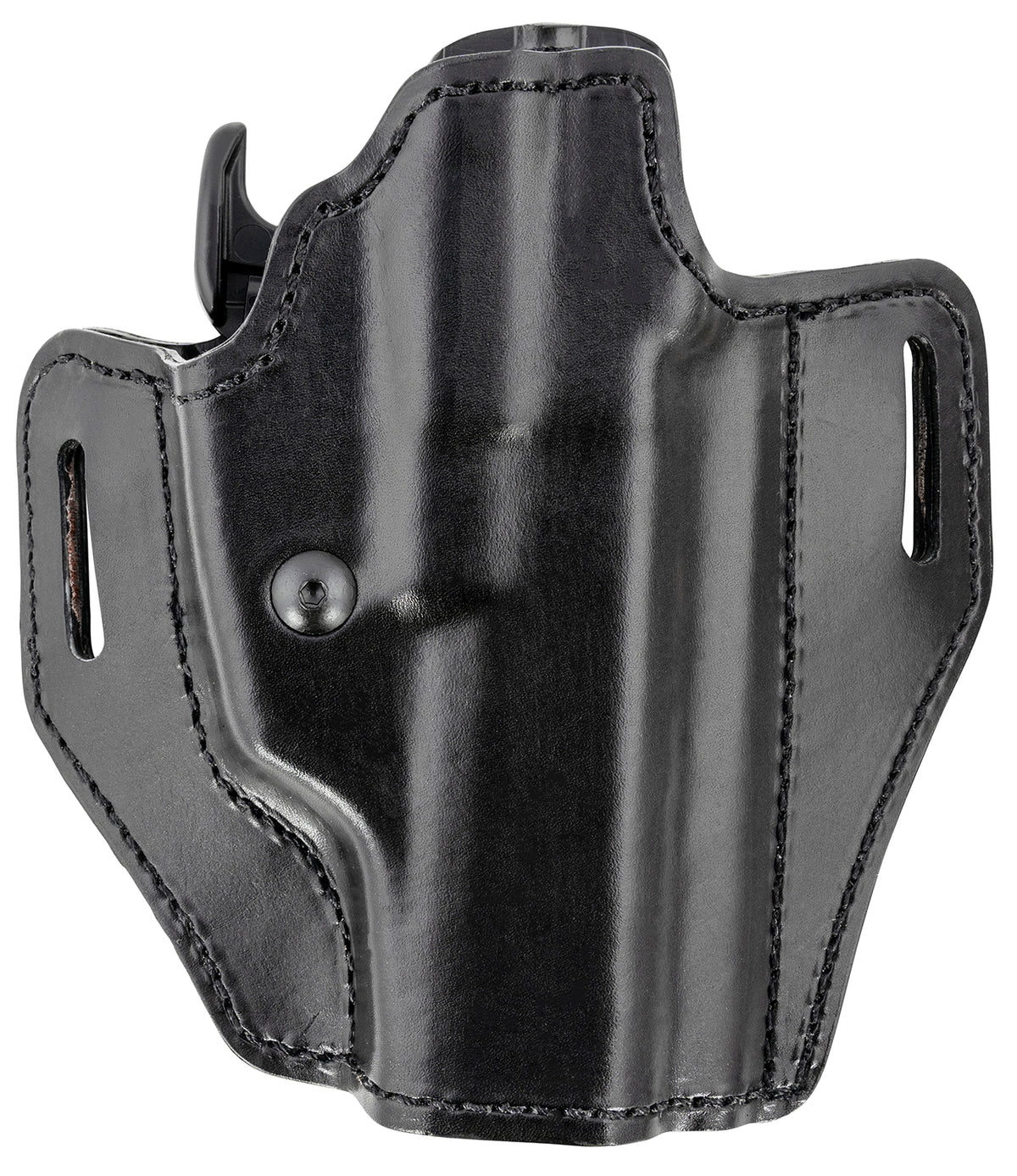 Bianchi Allusion Assent Pro-Fit OWB Size 18 Black Leather Holster Compatible w/ S&W M&P/Glock 34/CZ 75 Right Hand