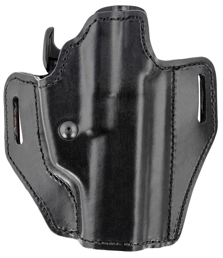 Bianchi Allusion Assent Pro-Fit OWB Size 18 Black Leather Holster Compatible w/ S&W M&P/Glock 34/CZ 75 Right Hand