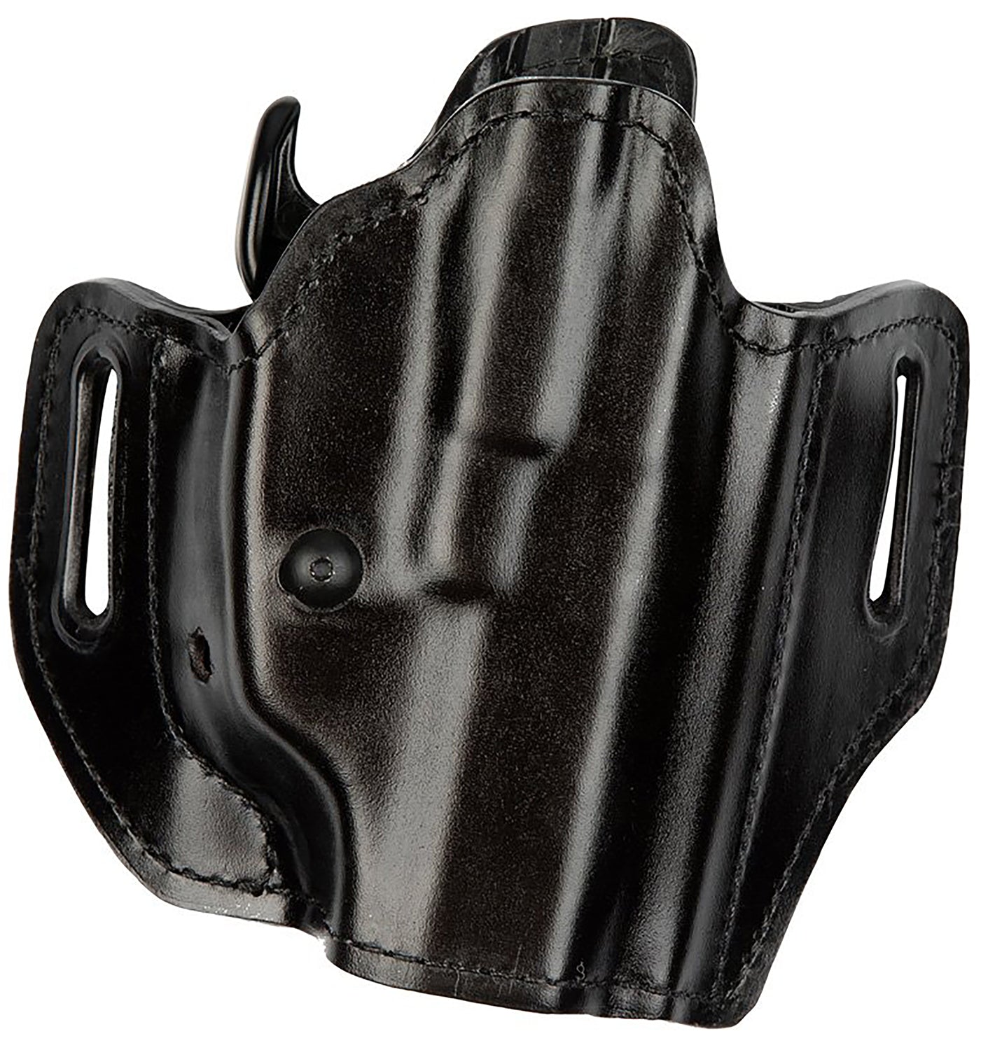 Bianchi Allusion Assent Pro-Fit OWB Size 05 Black Leather Holster Compatible w/ Sig P229/P320/Walther PPX Right Hand