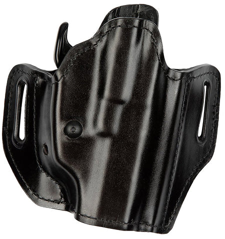 Bianchi Allusion Assent Pro-Fit OWB Size 05 Black Leather Holster Compatible w/ Sig P229/P320/Walther PPX Right Hand