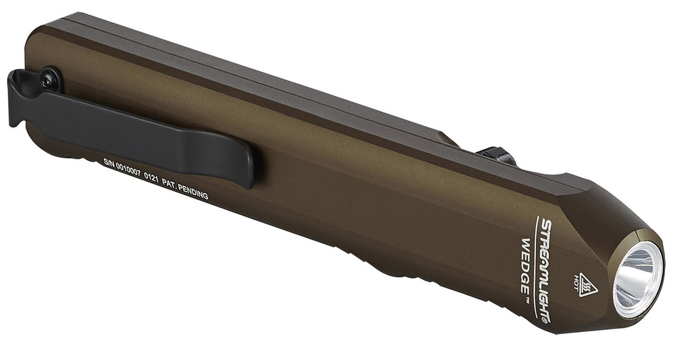 Streamlight Wedge Slim 88811 Coyote Tan Aluminum Pocket Light 300/1000 Lumens