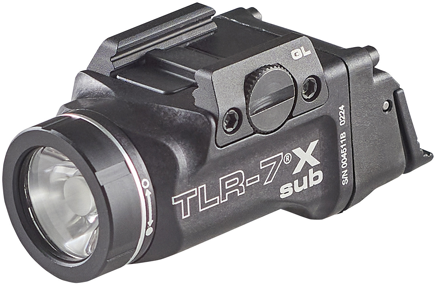 Streamlight TLR-7 X Sub 69400 Black Anodized 500 Lumen Gun Light for Glock 43X and 48 MOS