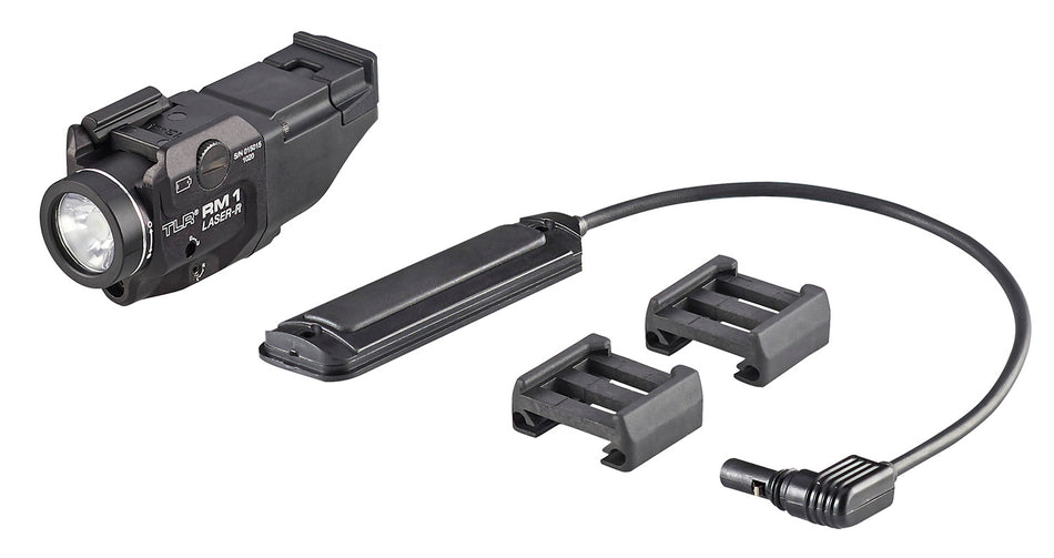 Streamlight 69445 TLR-1 RM Laser Weapon Light Black 500 Lumen LED Red Laser 210M Picatinny Rail