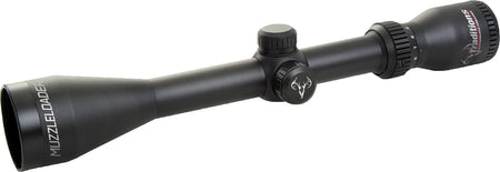 Traditions A1143RIR 3-9x 40mm Muzzleloader Scope Matte with Illuminated Range-Finding Reticle