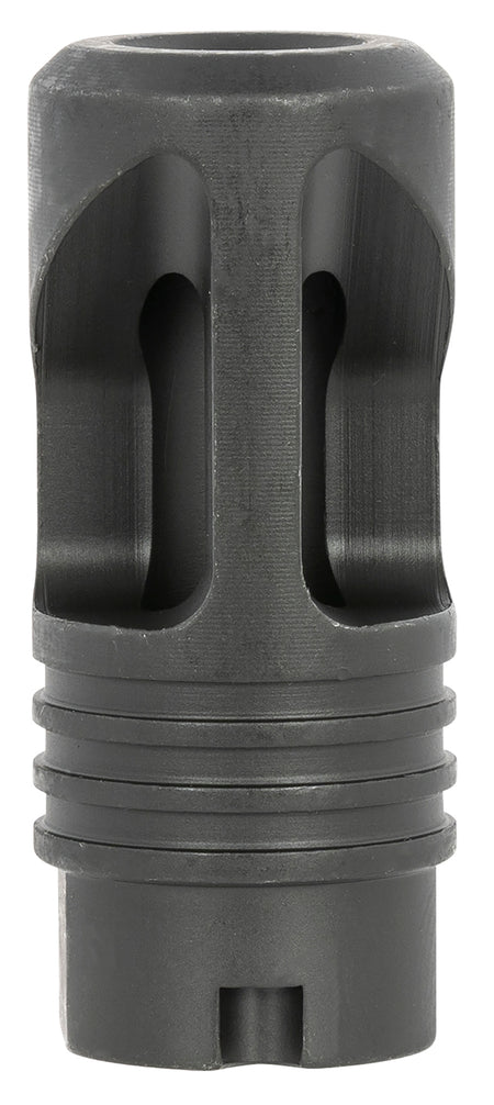 LBE Unlimited Dual Port Flash Hider for AK Platform 14x1 LH Thread Black Finish