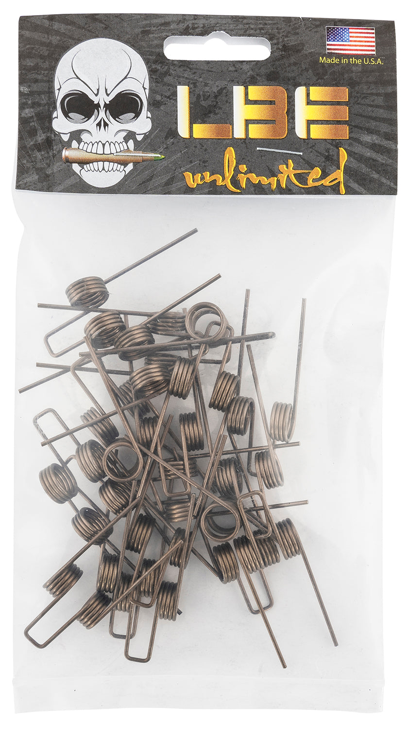 LBE Unlimited AR-15 Hammer Springs 20-Pack Stainless Steel USA Made