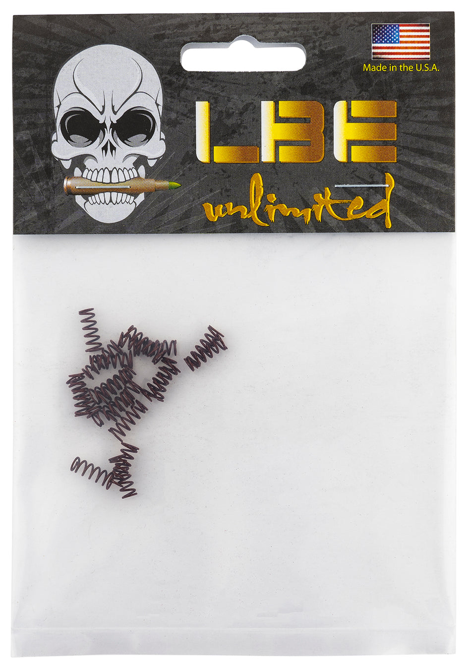 LBE Unlimited AR-15 Disconnector Springs 20-Pack Stainless Steel USA Made