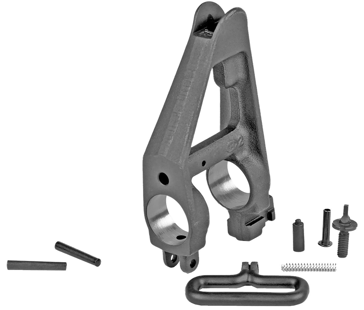 LBE Unlimited AR15 Front Sight Base Kit with Taper Pins Sight Post Detent and Spring Black