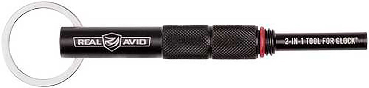 Real Avid AVGLOCK21 2-In-1 Steel Tool for Glock Disassembly and Front Sights