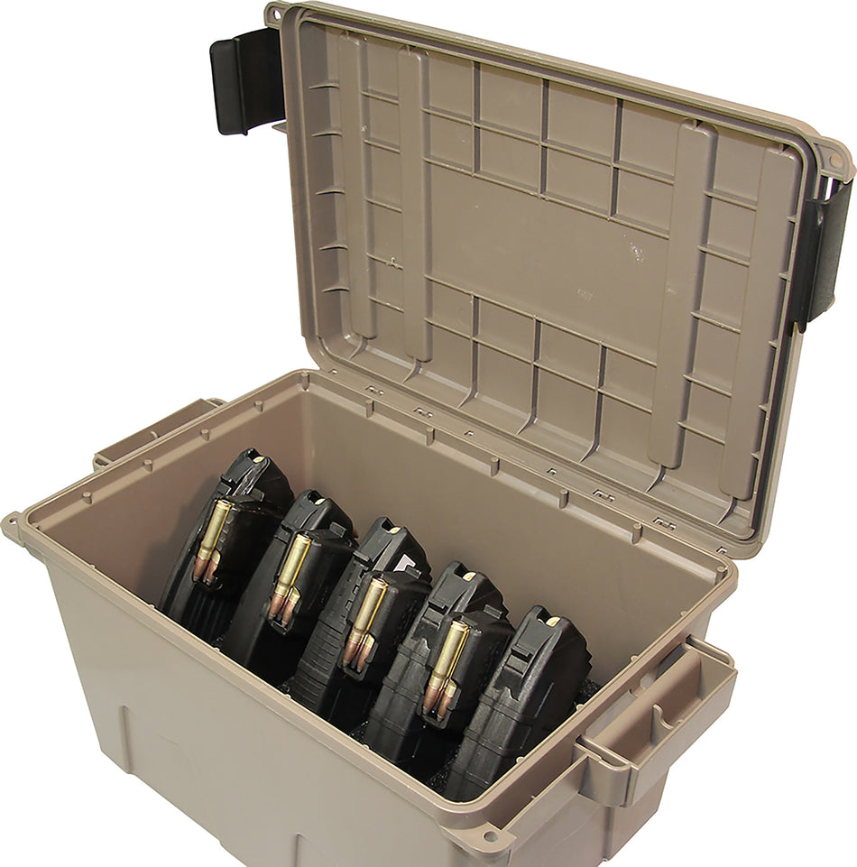 MTM Case-Gard TMCAK Dark Earth Polypropylene Tactical Mag Can for 7.62x39mm AK Magazines