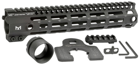 Midwest Industries MIG4M105 G4M Free Float Handguard AR-15 10.5-Inch M-LOK Black Hardcoat Anodized