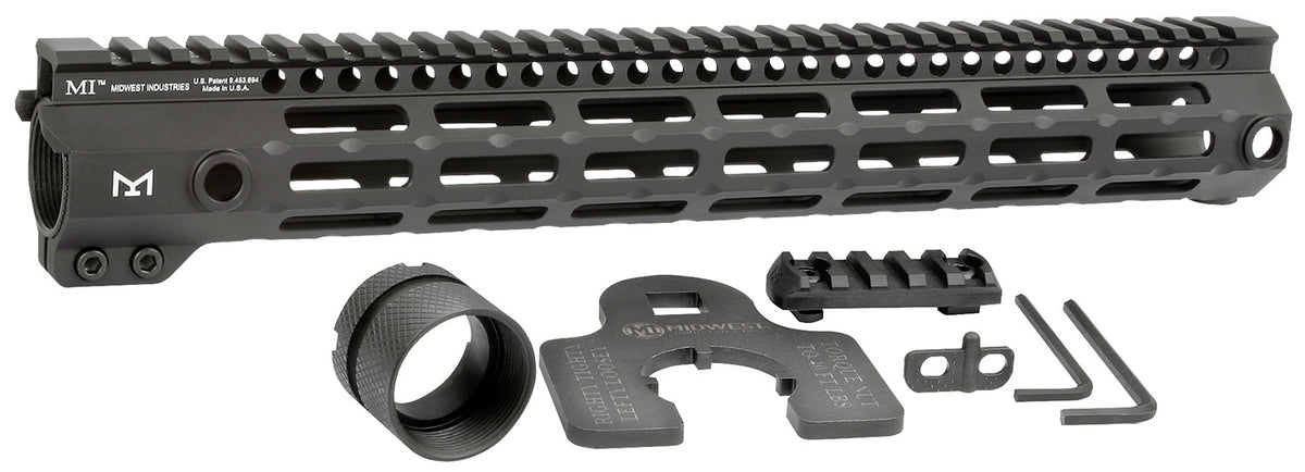 Midwest Industries Tactical G4M AR-15 Free-Float M-LOK Handguard 14" Black Anodized 6061-T6 Aluminum