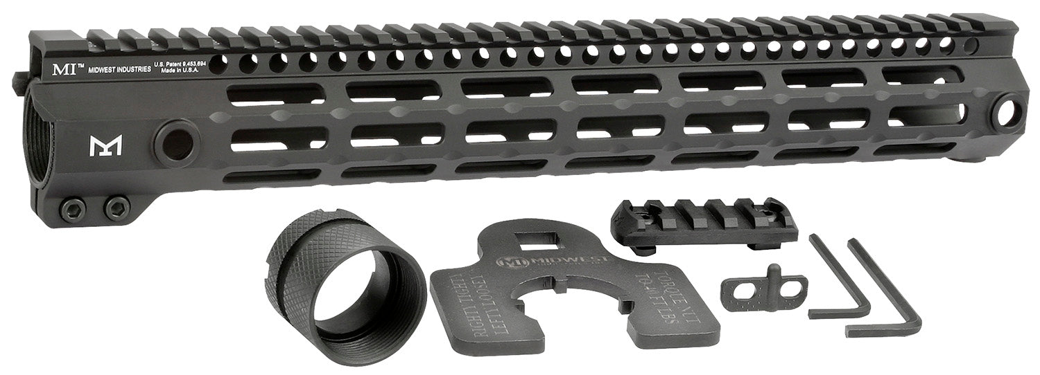 Midwest Industries Tactical G4M AR-15 Free-Float M-LOK Handguard 14" Black Anodized 6061-T6 Aluminum