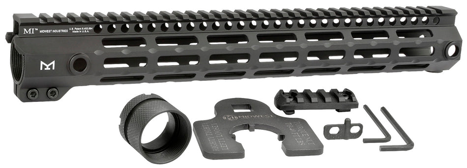 Midwest Industries Tactical G4M AR-15 Free-Float M-LOK Handguard 14" Black Anodized 6061-T6 Aluminum