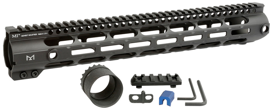 Midwest Industries MICRL30815 AR-308/LR-308 DPMS Low Combat Handguard 15" M-LOK Black Hardcoat Anodized