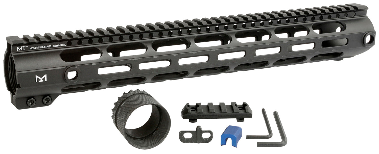 Midwest Industries MICR30815 Combat Handguard AR-308/LR-308 15-Inch M-LOK DPMS High Black Anodized