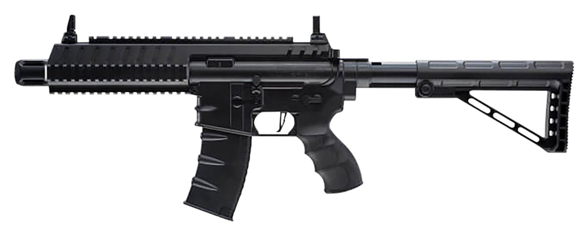 Umarex 2252120 Steel Strike CO2 BB Air Gun .177 Cal Single Shot or 6-Round Burst Flip-Up Sights